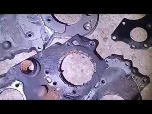 Замена передней плиты двигателя форд 1.8 дизель