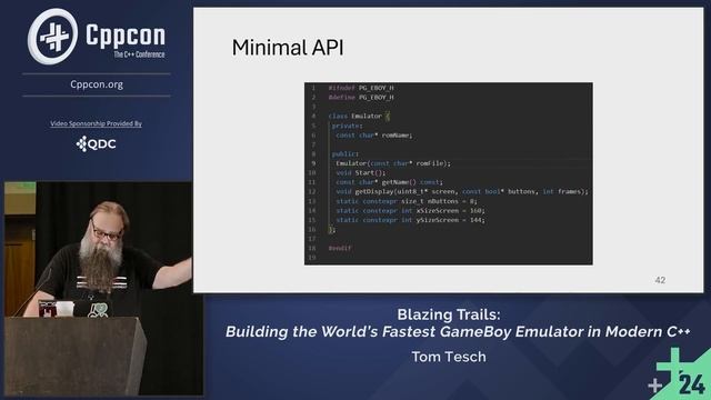 Blazing Trails: Building the World's Fastest GameBoy Emulator in Modern C++ - Tom Tesch CppCon 2024