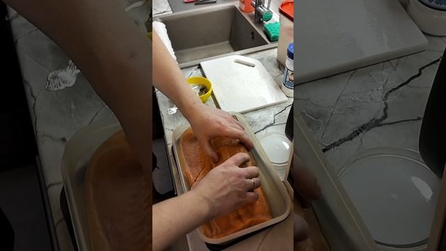 Семейный рецепт слабосоленой форели