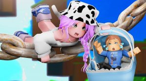 ОББИ НА ДВОИХ, НО ОДИН ИЗ НАС РЕБЁНОК! Roblox Carry a Baby 2 Player Obby