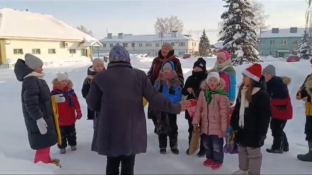 Колядки. Колядуют в селе Орел Лаишевского района РТ, Россия смотреть онлайн