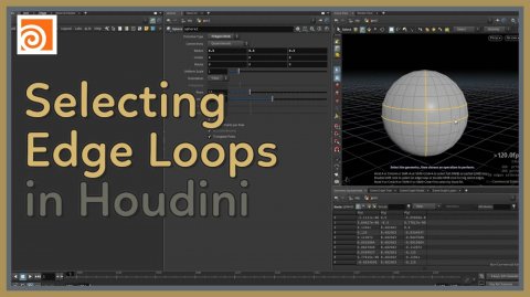 82 Selecting Edge Loops in Houdini
