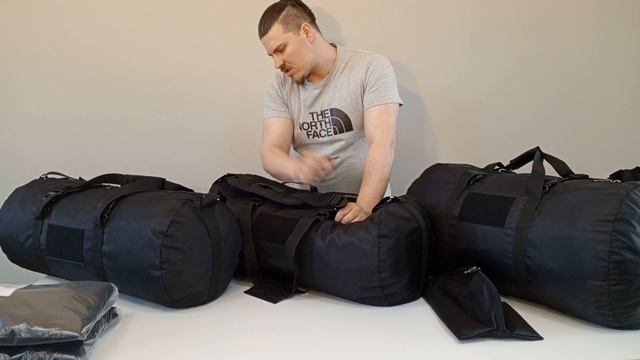 Обзор на Сумки - Баулы "СЛОН" 60, 80 и 100 литров в черном цвете от компании Цех Рюкзаков. смотреть онлайн