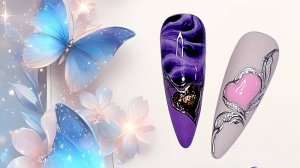 Идеи маникюра к празднику влюблённых. МК