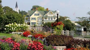 САДЫ США Mackinac Island Всемирно известный ОСТРОВ САДОВ МАКИНАК 2023