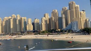 Пляж Дубай Марина и остров Bluewaters