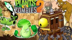 проходим Босса Дикого Запада  в Plants vs Zombies 2 [часть 12]