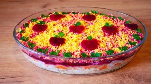 Салат “Горбуша Под Шубой” с Сюрпризом: Икра Минтая Делает Его Особенным!