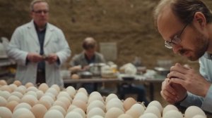 В индии курица несет странные яйца в форме кешью