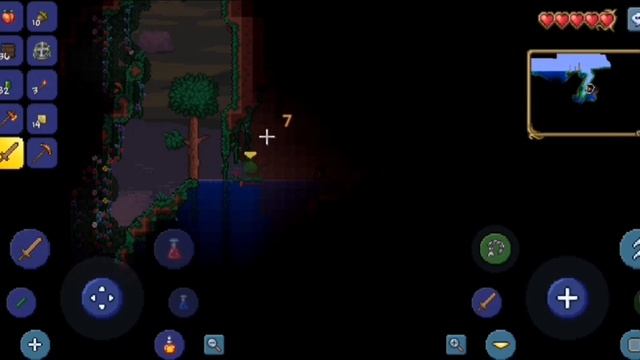 Terraria 1# Получаешь по лицу от слизней? БЕДА!!! смотреть онлайн