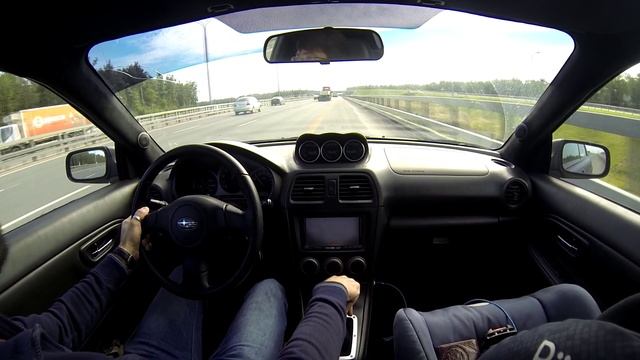 Subaru Impreza WRX разгон 0-100 км/ч. смотреть онлайн