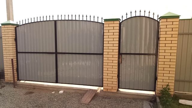 Ворота кованные и простые в Новосибирске недорого. смотреть онлайн