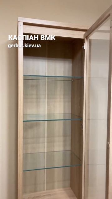 Вiтрина для посуду КАСПIАН БРВ КАСПИАН ВМК дуб сонома #shorts #мебелькиев #меблікиїв