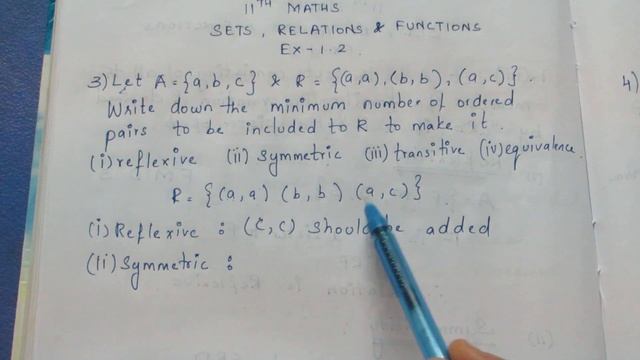 TN 11th Maths Sets, Relations & Functions Ex 1.2 Sum 3