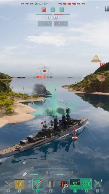 Cruiser Weimar 5 стловил стрик на карте  Ring  ⚓Мир кораблей⚓