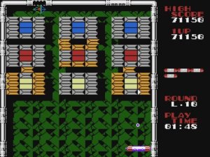 TAS, (NES) Arkanoid II -＂hard, warpless＂ in 11m 28.65s by eien86