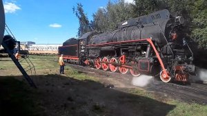 Паровоз ЛВ 0233