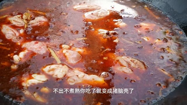 怀孕生娃傻3年，苗大姐吃8个猪脑补脑，做法独特，入口丝滑嫩，吃完比猪还笨#大口吃肉