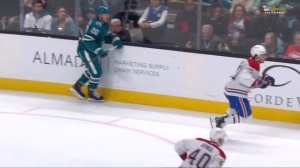 Canadiens' Joel Armia and Jake Evans Team Up For Shorthanded Goal vs. Sharks