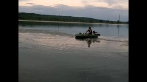 Триммер на лодку без транца-легко. 2015г