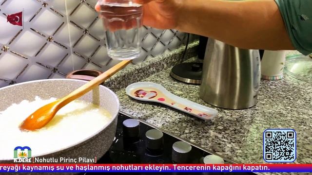 Akşam Yemeği 2/3 | Tane Yane Nohutlu Pirinç Pilavı | Chickpeas Rice Pilaf Recipe [K.DERE]