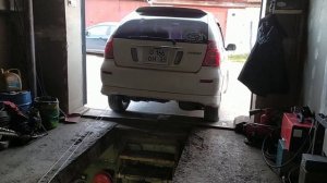 Испытание тельфера для затаскивания авто в гараж. Часть-4