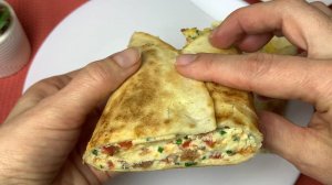 Всего 1 лаваш и 2 яйца! Вкуснее пиццы! Невероятно вкусный завтрак, обед или ужин за 5 минут