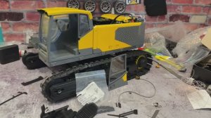 Собираю кабину экскаватора volvo ec550