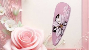 Нежный цветочный маникюр. МК