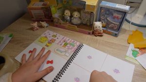 Сильваниан бук🐰БУМАЖНЫЕ СЮРПРИЗЫ💓Комнатки Sylvanian families