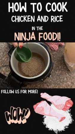 Ninja Foodi Chicken & Rice #shorts