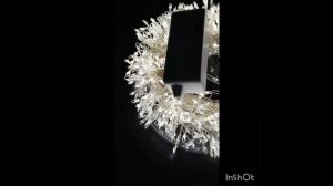 Гирлянда хвойная лапка. Мишура. новый год. Гирлянда роса