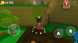 пол это лава до снежной долины в игре Super bear adventure.