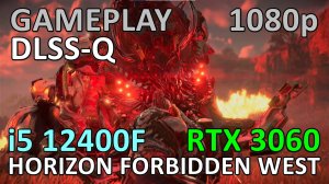 i5 12400F + RTX 3060 / HORIZON FORBIDDEN WEST / GAME PLAY