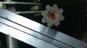 Биение вертикального вала Нептун 23 .