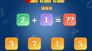 Математика. Учим сложение чисел. Начальный уровень. Обучающие игры - мультики для детей. Обучение.