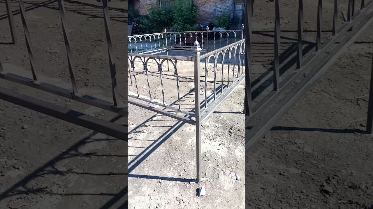 Оградка на кладбище своими руками. смотреть онлайн