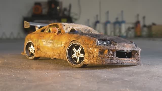 Реставрация модельки Toyota Supra