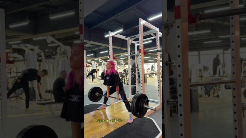 Становая тяга сумо с паузой #пауэрлифтинг #motivation #спортивная #сильная #gymgirl #sports #pole