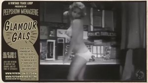 Glamour Gals # 599 - Candy Barr in a vintage Burlesque Loop!