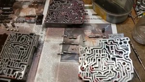 Cadillac BLS, saab 9-3 пинки АКПП aisin , снятие чистка гидро блока замена масла акпп