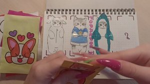 распоковка бумажных сюрпризов 🩷 открываем пакетики 🌺