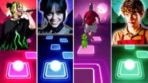 Billie Eilish vs Wednesday vs Skibidi dop dop dop yes yes yes vs Tyler Tiles Hop EDM Rush
