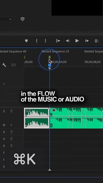 Editing AUDIO First 🎥✨#editing #tutorial #filmmaking
