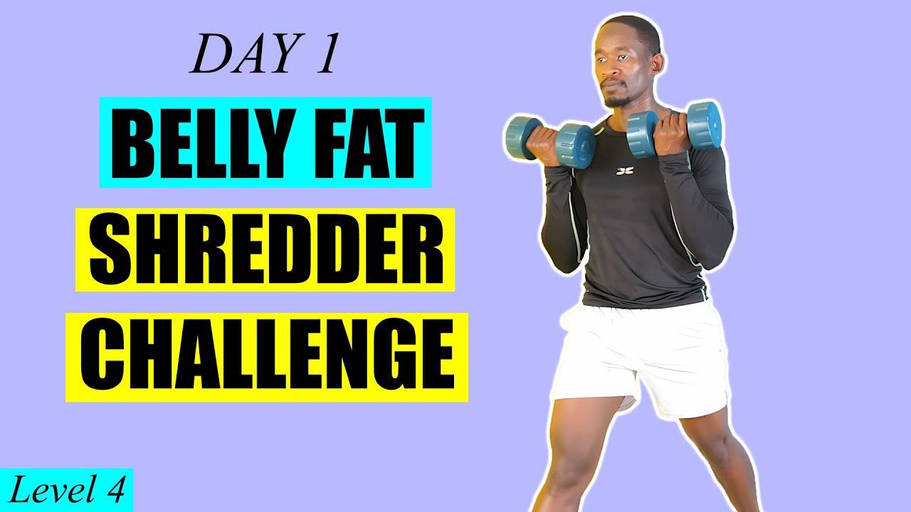 Brian Syuki - 7-DAY BELLY FAT SHREDDER CHALLENGE： DAY 1 - 3KG Dumbbells, Standing, No Breaks