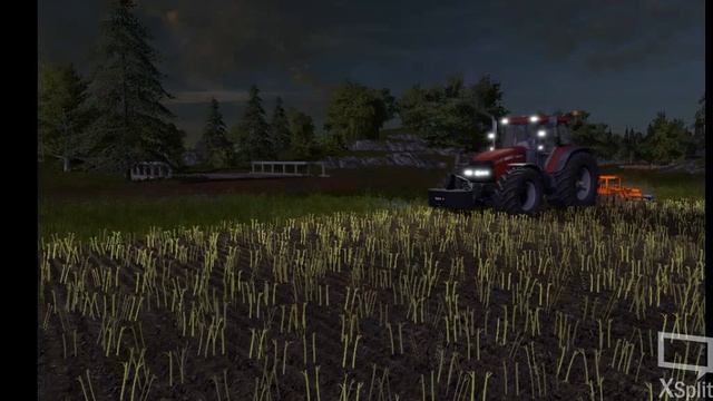 Présentation de mod Case MXM 190 + Déchaumeur Laumétris allez voir la déscription смотреть онлайн