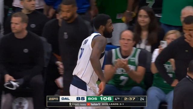 Kyrie Irving shows love to the entire Celtics team after they won the Championship смотреть онлайн