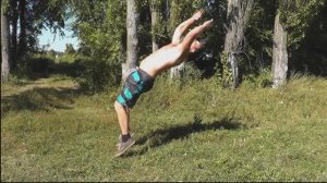 Как научиться делать заднее сальто Backflip Акробатические элементы. Акробатика.