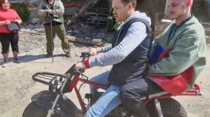 Тест два посажира, Мотовездеход на 22-11-8, самодельный мотоцикл с двигателем от мотоблока