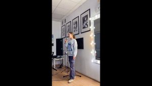 Ученица по классу детского вокала учебного музыкального центра «Звук и ритм»